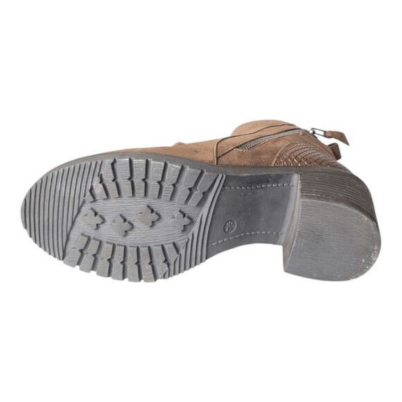 VINTAGE FOUNDRY CO Charlotte Brown Leather Ankle Boot Size 7.5 - Picture 9 of 9